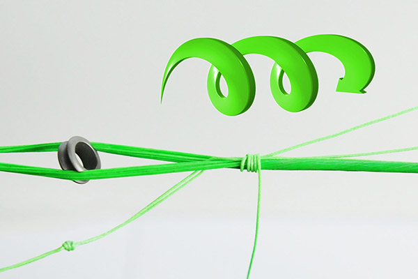 Enrouler le fil de ligature Enrouler le fil de ligature